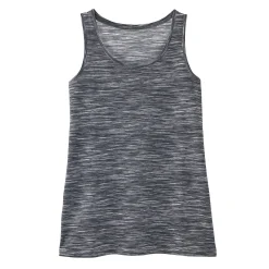 T-Shirt En Topje<Blancheporte Chiné topje in biokatoen chiné zwart
