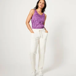T-Shirt En Topje<Blancheporte Chiné topje in biokatoen chiné druivenrood