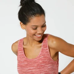 T-Shirt En Topje<Blancheporte Chiné topje in biokatoen chiné roze