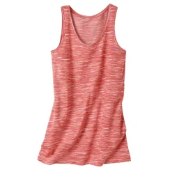 T-Shirt En Topje<Blancheporte Chiné topje in biokatoen chiné roze