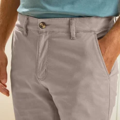 Broek<Blancheporte Chino broek, afgerond onder de buik beige