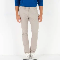 Broek<Blancheporte Chino broek in keperstof beige