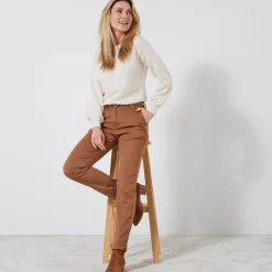 Broek<Blancheporte Chino stretchbroek karamel