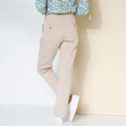 Broek<Blancheporte Chino stretchbroek beige