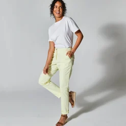 Broek<Blancheporte Chino stretchbroek geel
