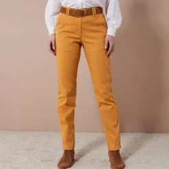 Broek<Blancheporte Chino stretchbroek kerrie