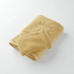 Badhanddoek<Colombine Collectie badhanddoeken 540 g/m2, personaliseerbaar, zacht comfort honing