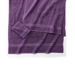 Badhanddoek<Colombine Collectie effen handdoeken 420 g/m2 met zacht comfort aubergine