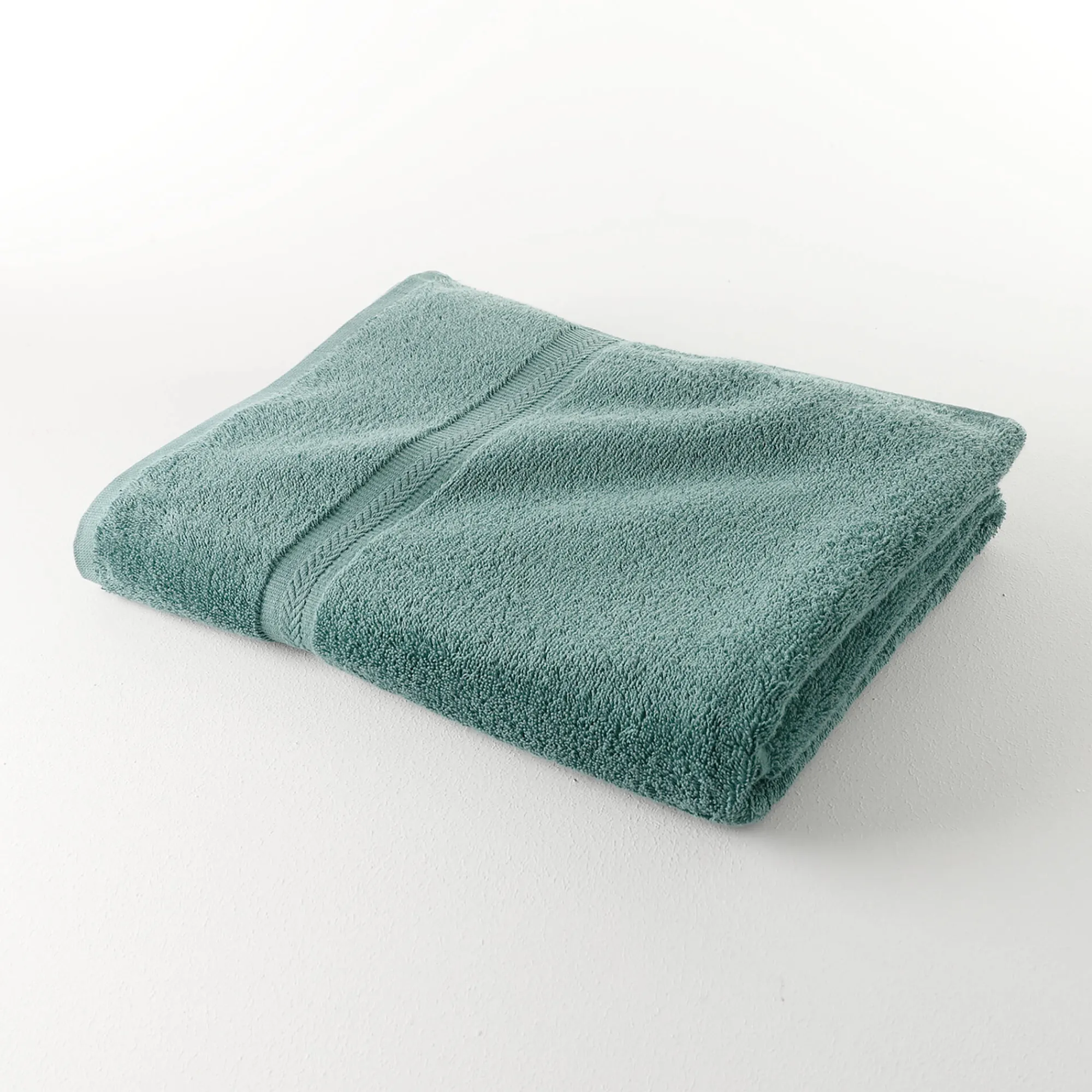 Badhanddoek<Colombine Collectie effen handdoeken 420 g/m2 met zacht comfort eucalyptus