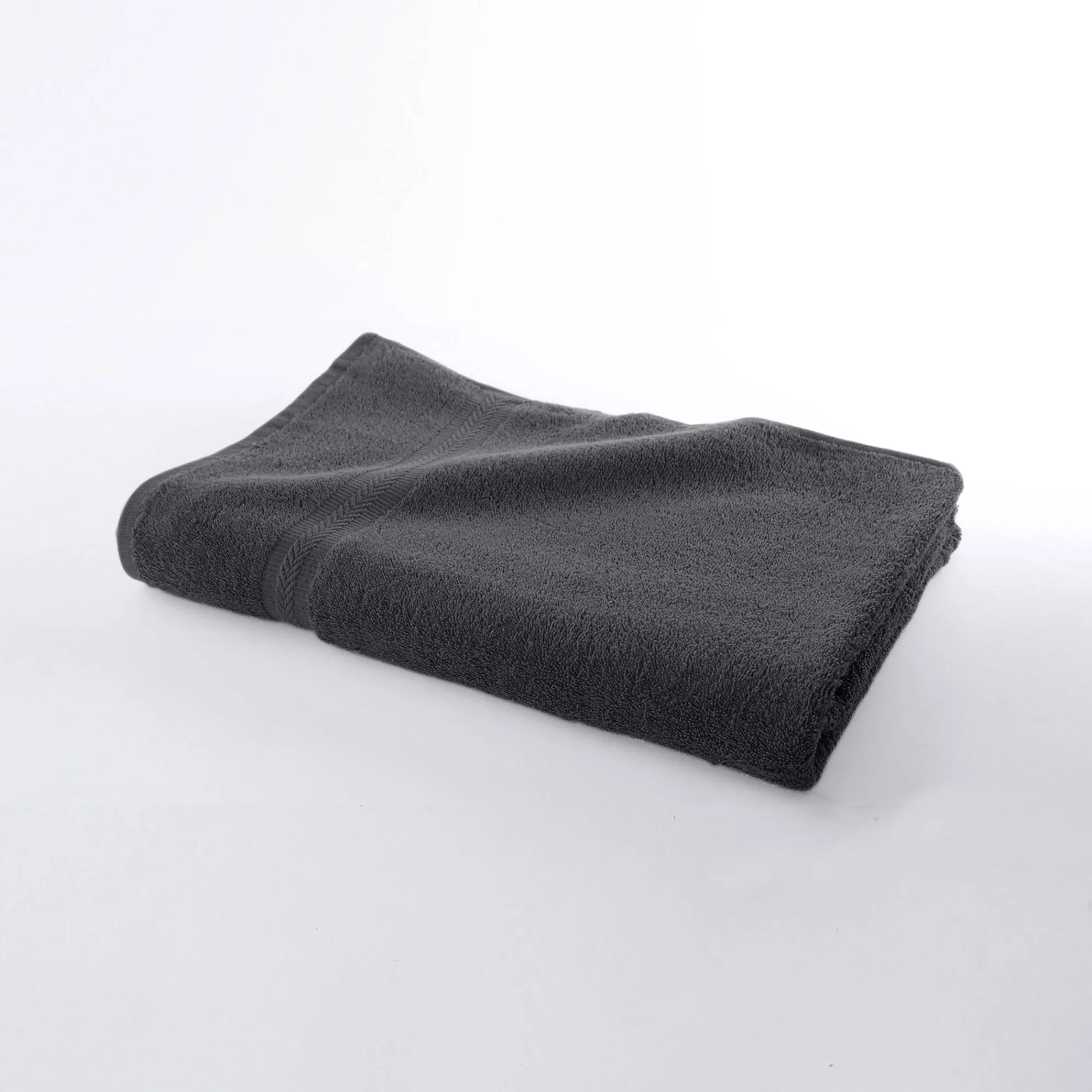 Badhanddoek<Colombine Collectie effen handdoeken 420 g/m2 met zacht comfort antraciet