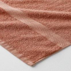 Badhanddoek<Colombine Collectie effen handdoeken 420 g/m2 met zacht comfort kastanje