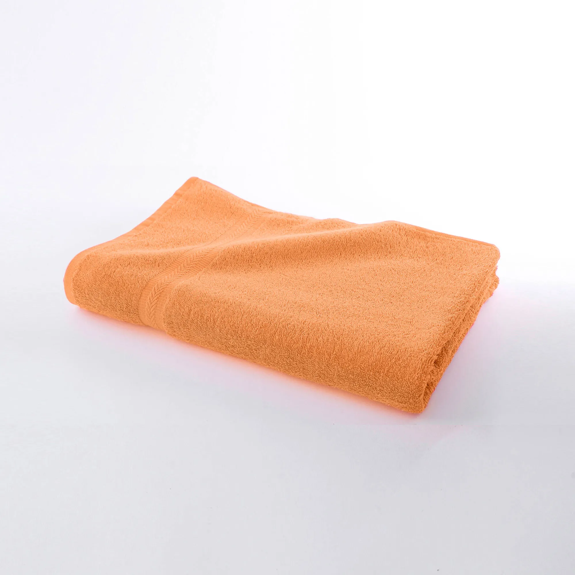 Badhanddoek<Colombine Collectie effen handdoeken 420 g/m2 met zacht comfort abrikoos