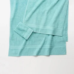 Badhanddoek<Colombine Collectie effen handdoeken 420 g/m2 met zacht comfort watergroen