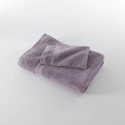 Badhanddoek<Colombine Collectie effen handdoeken 420 g/m2 met zacht comfort lavendel