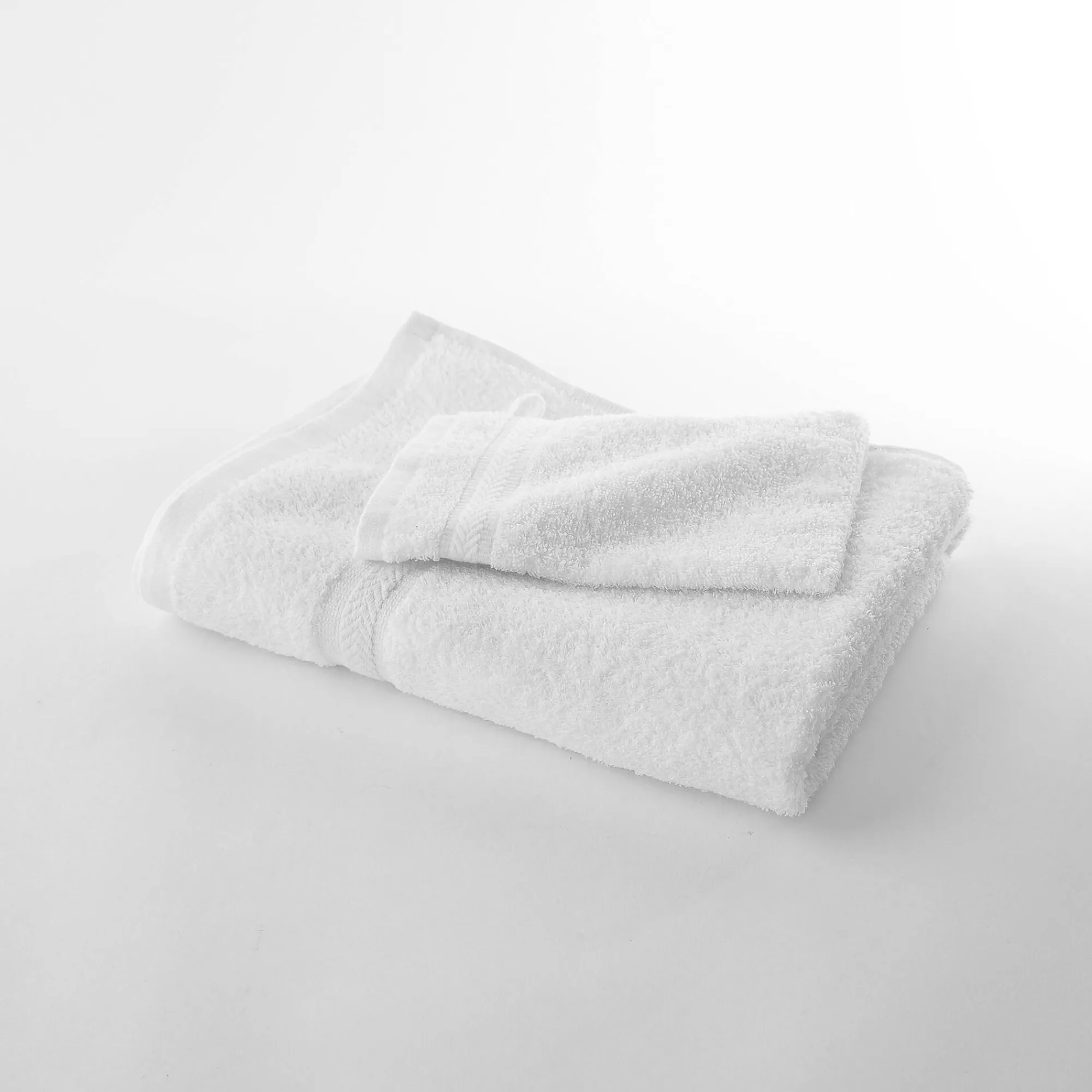 Badhanddoek<Colombine Collectie effen handdoeken 420 g/m2 met zacht comfort wit