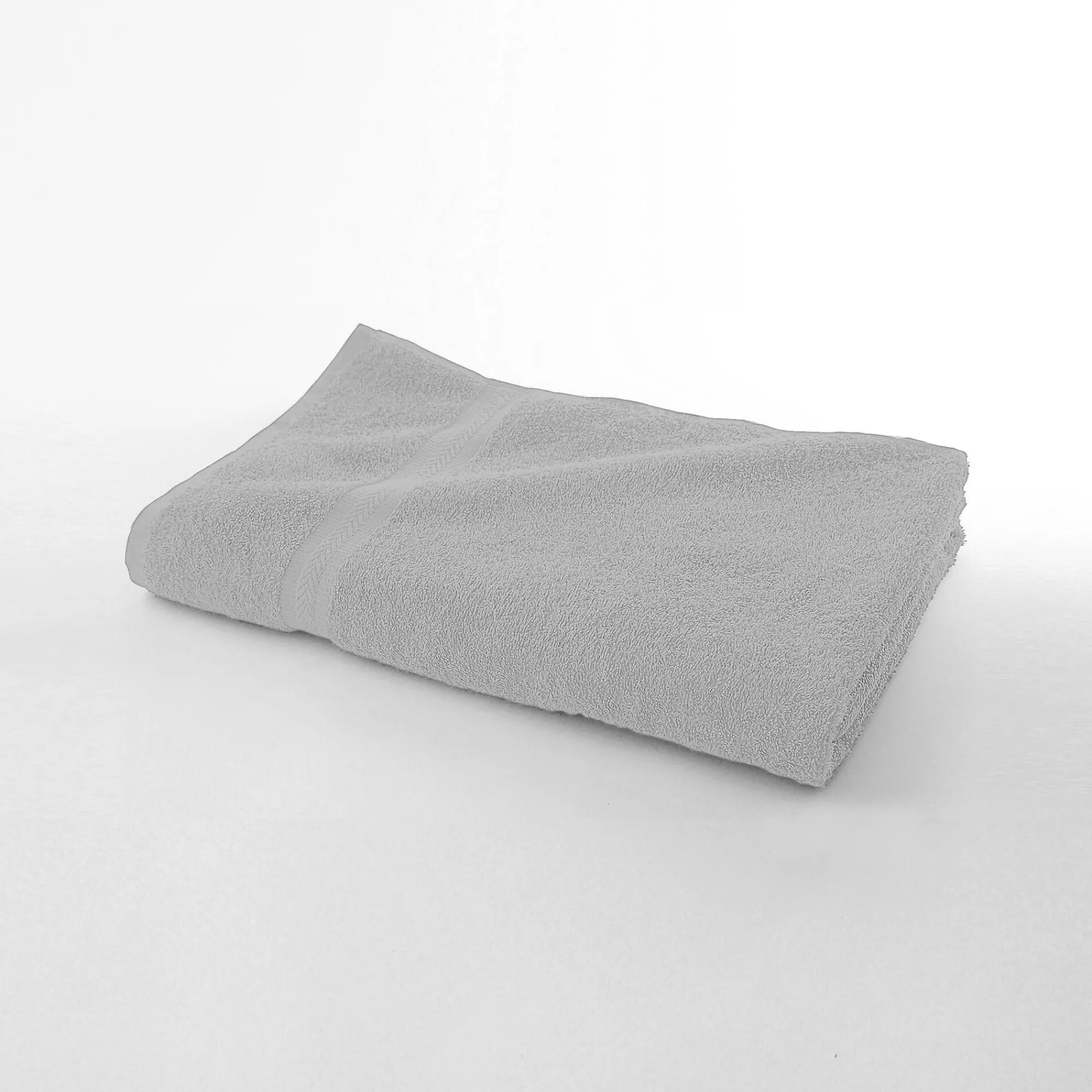 Badhanddoek<Colombine Collectie effen handdoeken 420 g/m2 met zacht comfort grijs
