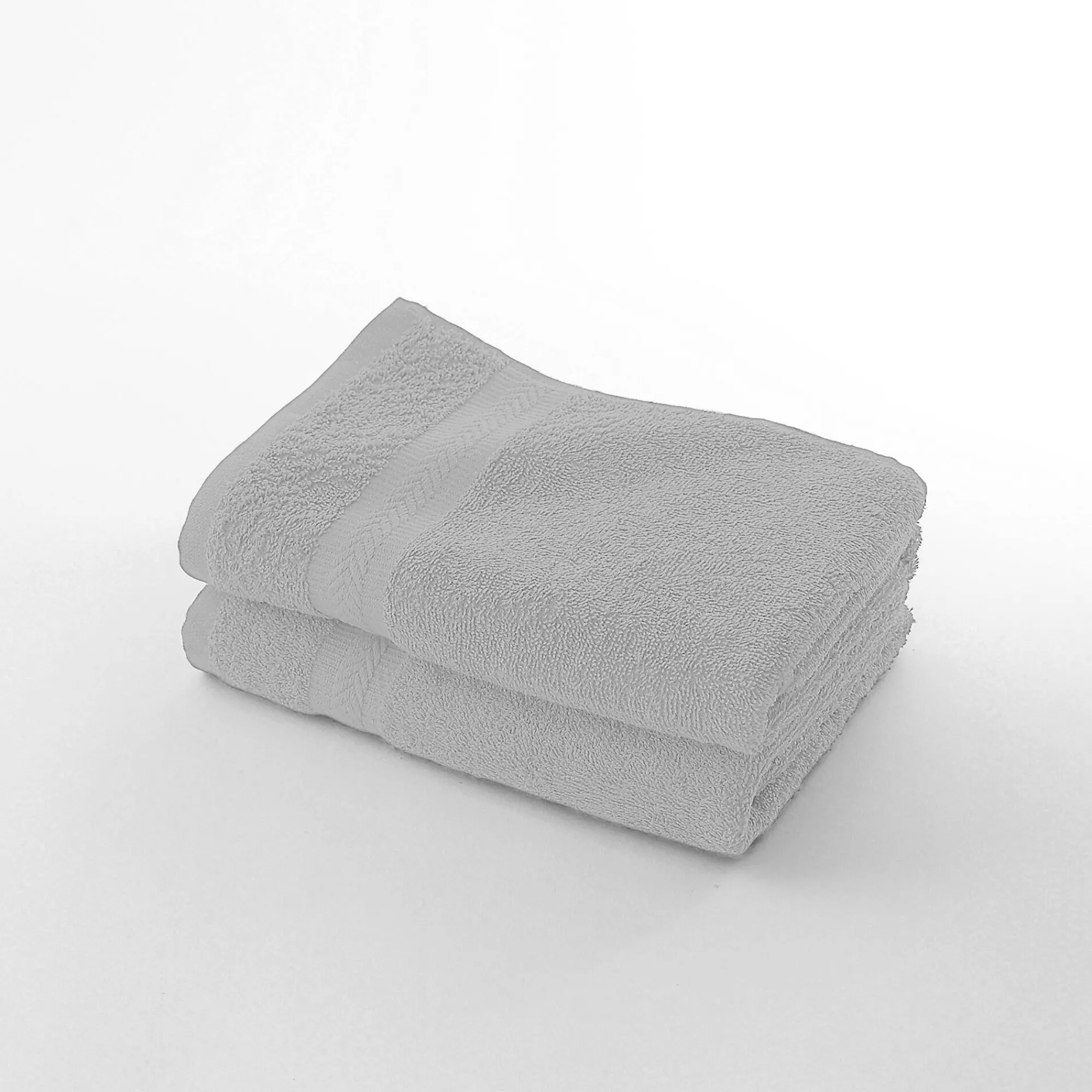 Badhanddoek<Colombine Collectie effen handdoeken 420 g/m2 met zacht comfort grijs
