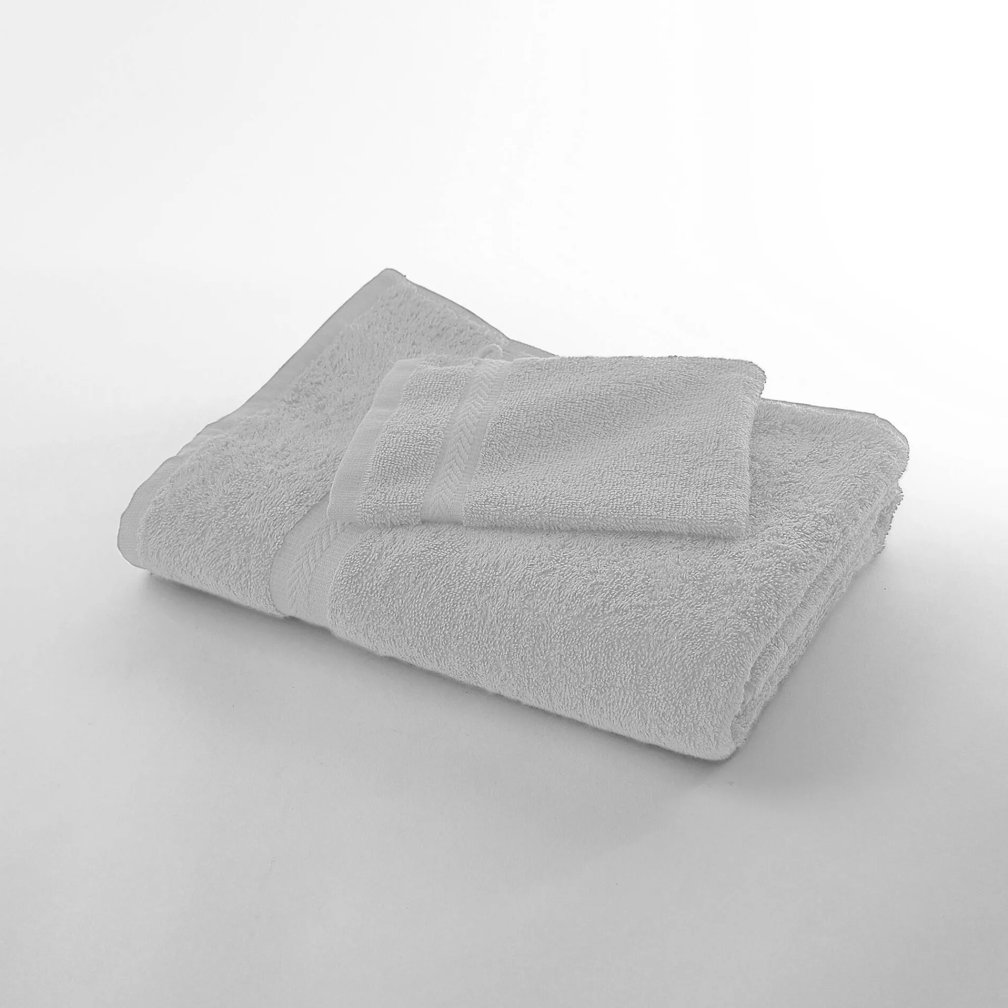 Badhanddoek<Colombine Collectie effen handdoeken 420 g/m2 met zacht comfort grijs