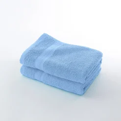 Badhanddoek<Colombine Collectie effen handdoeken 420 g/m2 met zacht comfort korenbloem