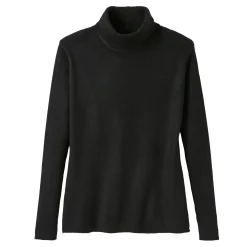 Trui En Vest<Blancheporte Coltrui, kleine lengtes zwart