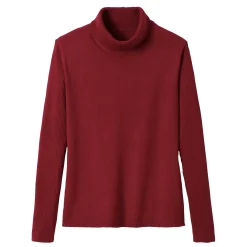 Trui En Vest<Blancheporte Coltrui, kleine lengtes granaatrood