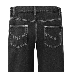 Jeans<Blancheporte Comfortabele jeans met elastische tailleband - binnenpijplengte 82 cm black