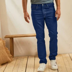 Jeans<Blancheporte Comfortabele jeans met elastische tailleband - binnenpijplengte 82 cm raw