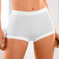 Slip En Shorty<Blancheporte Comfortabele shorty - set van 3 wit