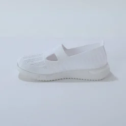 Baskets En Sneakers|Schoenen<Blancheporte Comfortabele sneakers in mesh wit