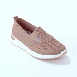 Baskets En Sneakers|Schoenen<Blancheporte Comfortabele sneakers in mesh zachtroze