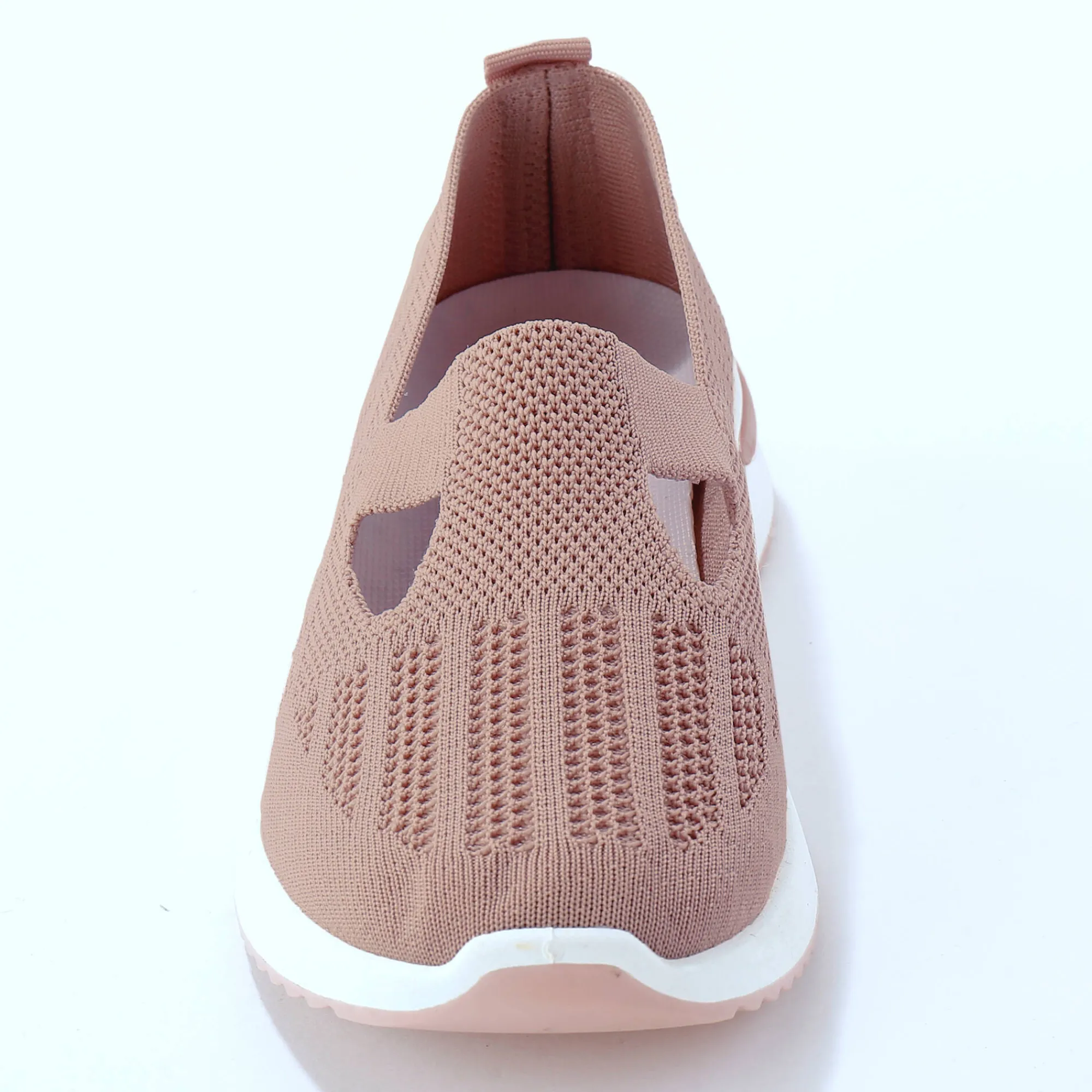 Baskets En Sneakers|Schoenen<Blancheporte Comfortabele sneakers in mesh zachtroze