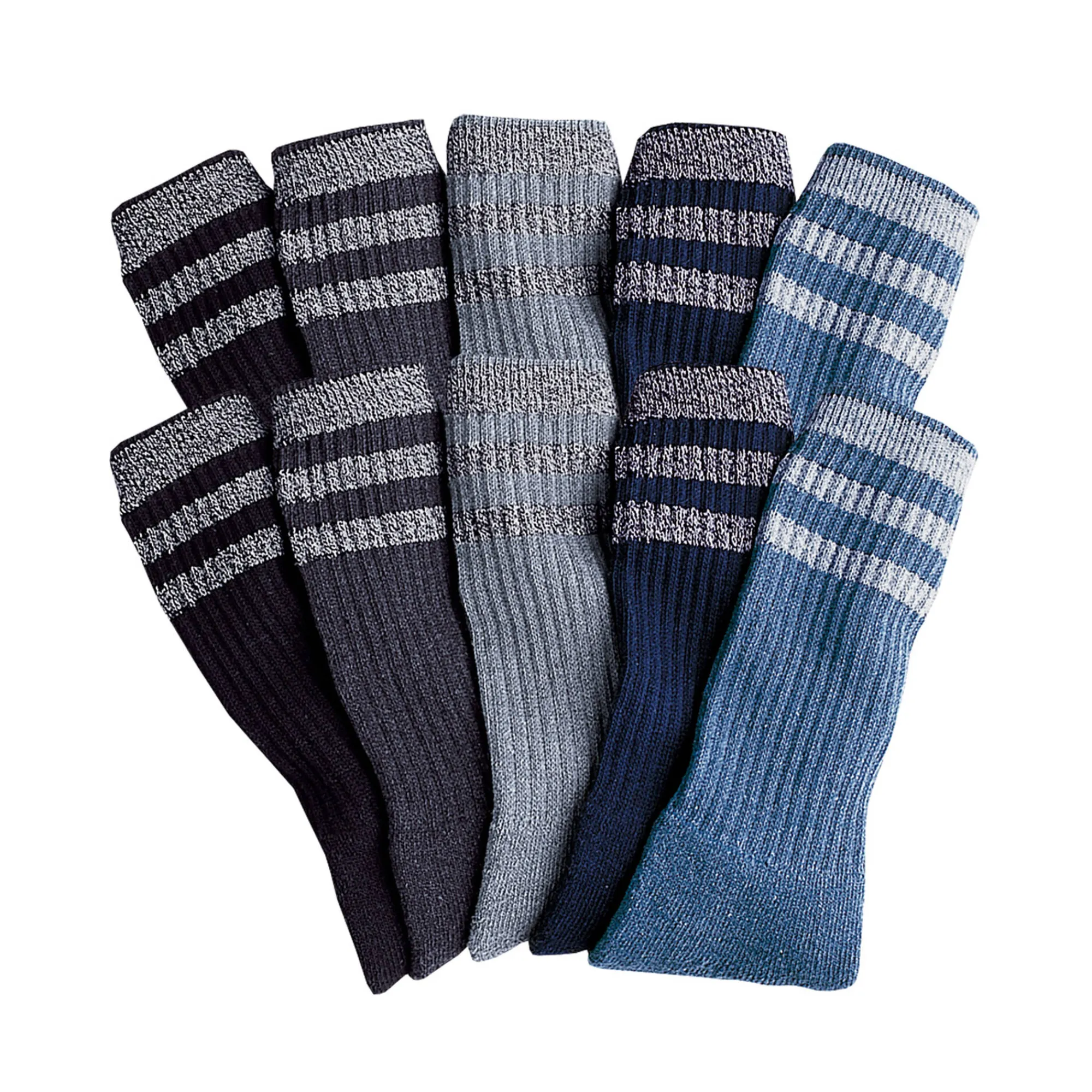Ondergoed<Blancheporte Comfortabele tennissokken - set van 10 paar antraciet / grijs / blauw