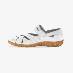 Ballerina's|Schoenen<Blancheporte Comfortschoenen in ultrasoepel leer - wit