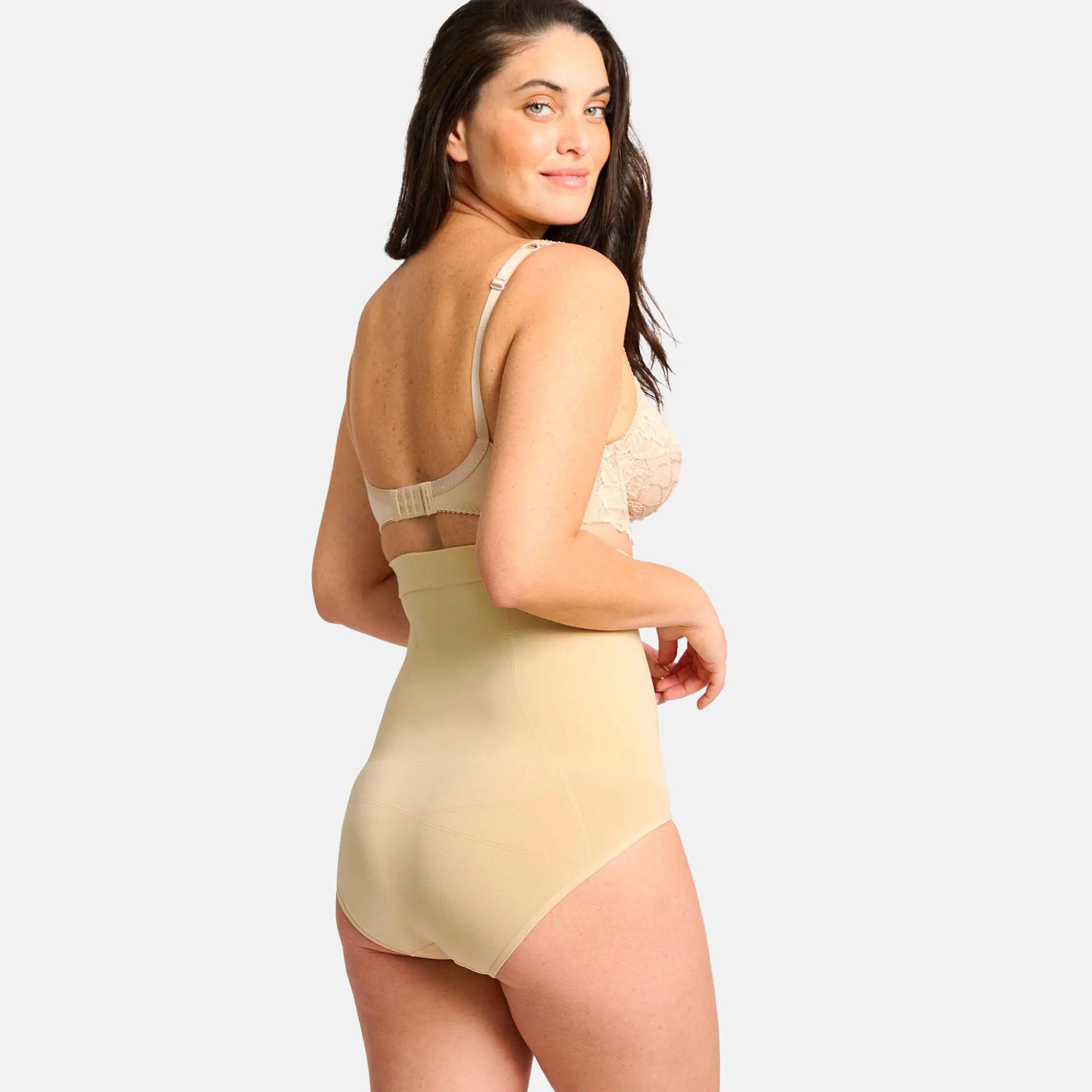 Slip En Shorty<Sans Complexe Corrigerende gaineslip "slimmers" huidkleur