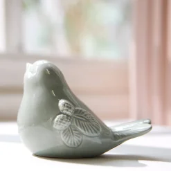 Decoratieartikel<Blancheporte Decoratieve vogel in keramiek groen