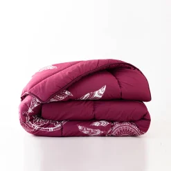 Dekbed<Blancheporte Dekbed in bedrukt katoen Tea - 200 g/m2 pruim