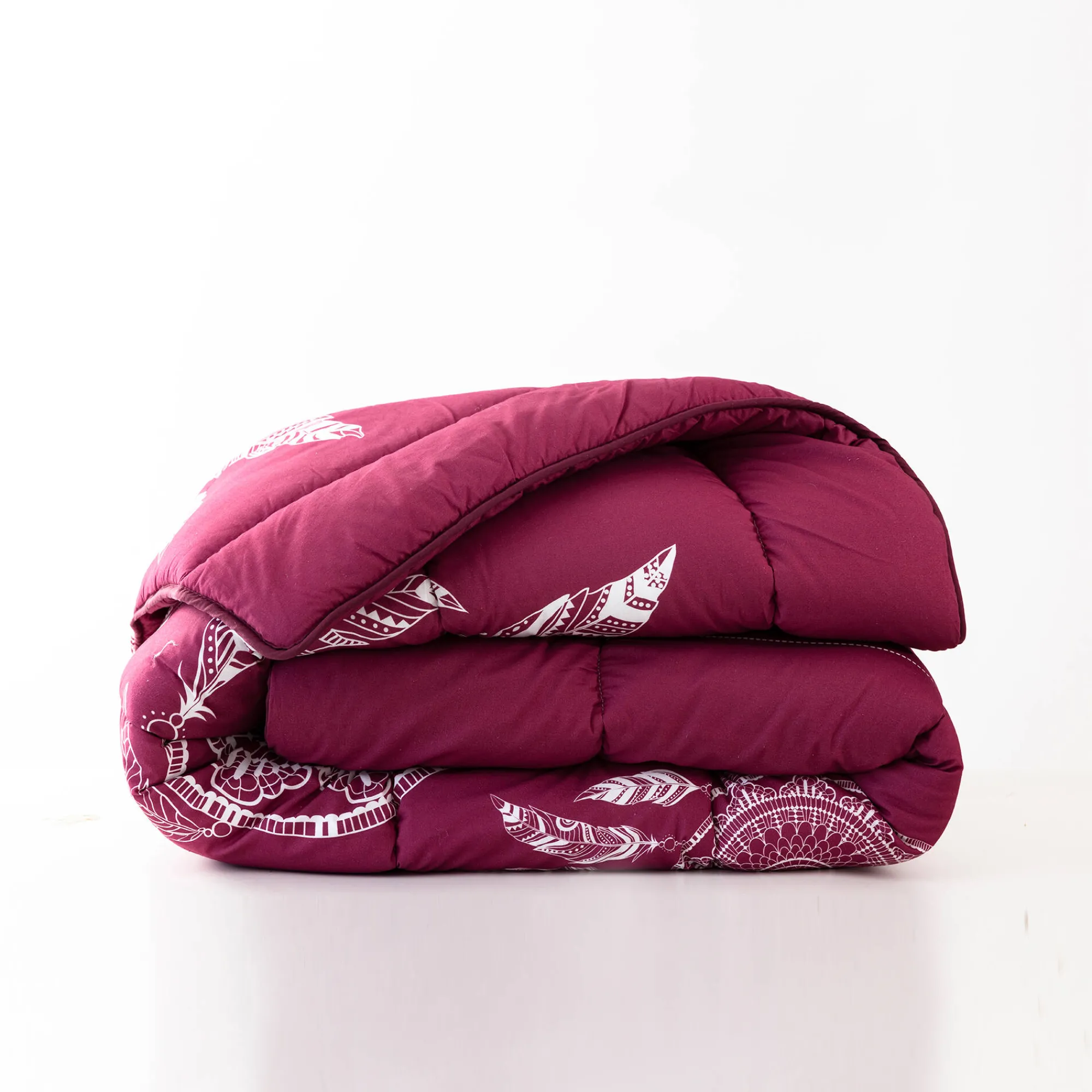 Dekbed<Blancheporte Dekbed in bedrukt katoen Tea - 200 g/m2 pruim