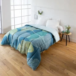 Dekbed<Blancheporte Dekbed in polyester met Gingko print - 200g/m2 cederhout