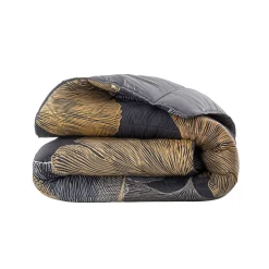 Dekbed<Blancheporte Dekbed in polyester met Gingko print - 200g/m2 zwart