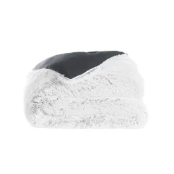 Dekbed<Ourson Dekbed in synthetisch bont 350 g/m2 chiné grijs