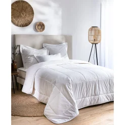 Dekbed<Ourson Dekbed in zuiver scheerwol Woolmark® 300g/m2 wit