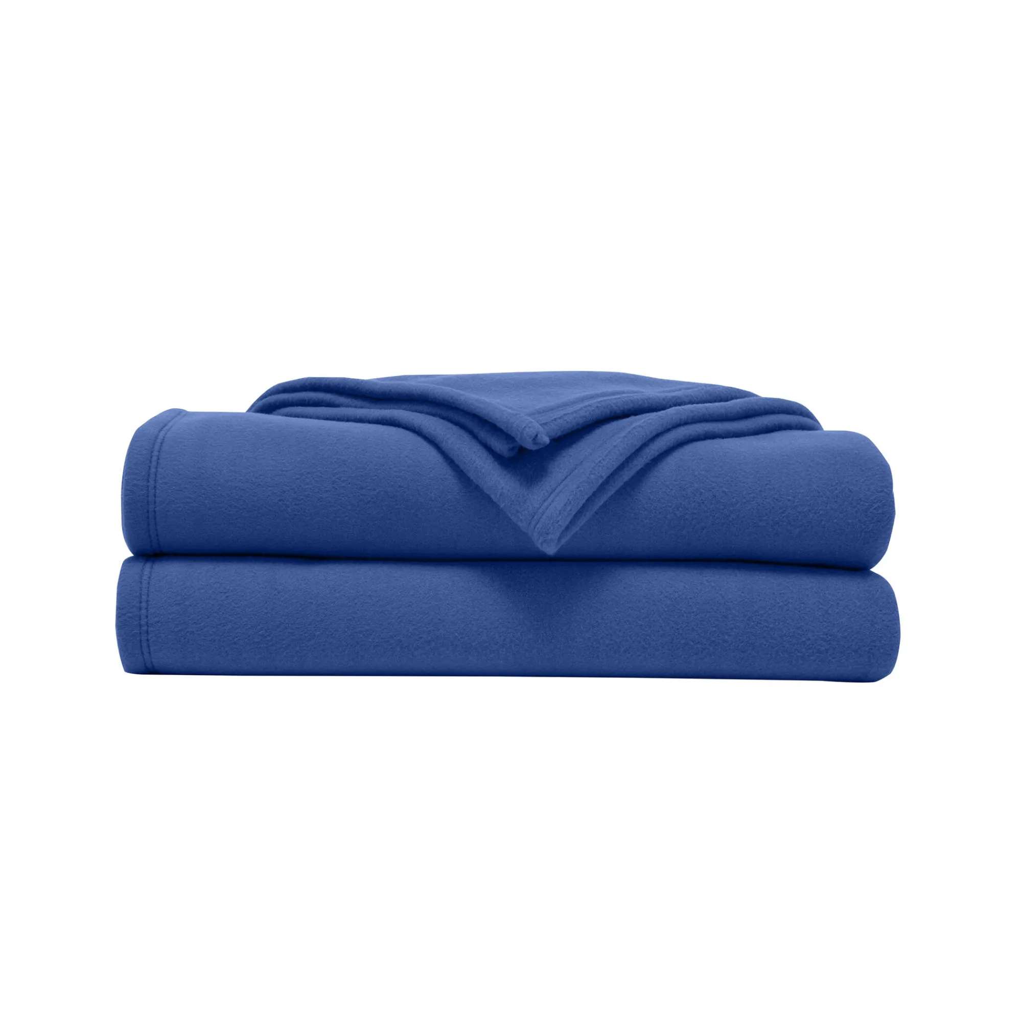 Deken<Ourson Deken in Thermotec® fleece 450g/m2, luxe kwaliteit jeansblauw