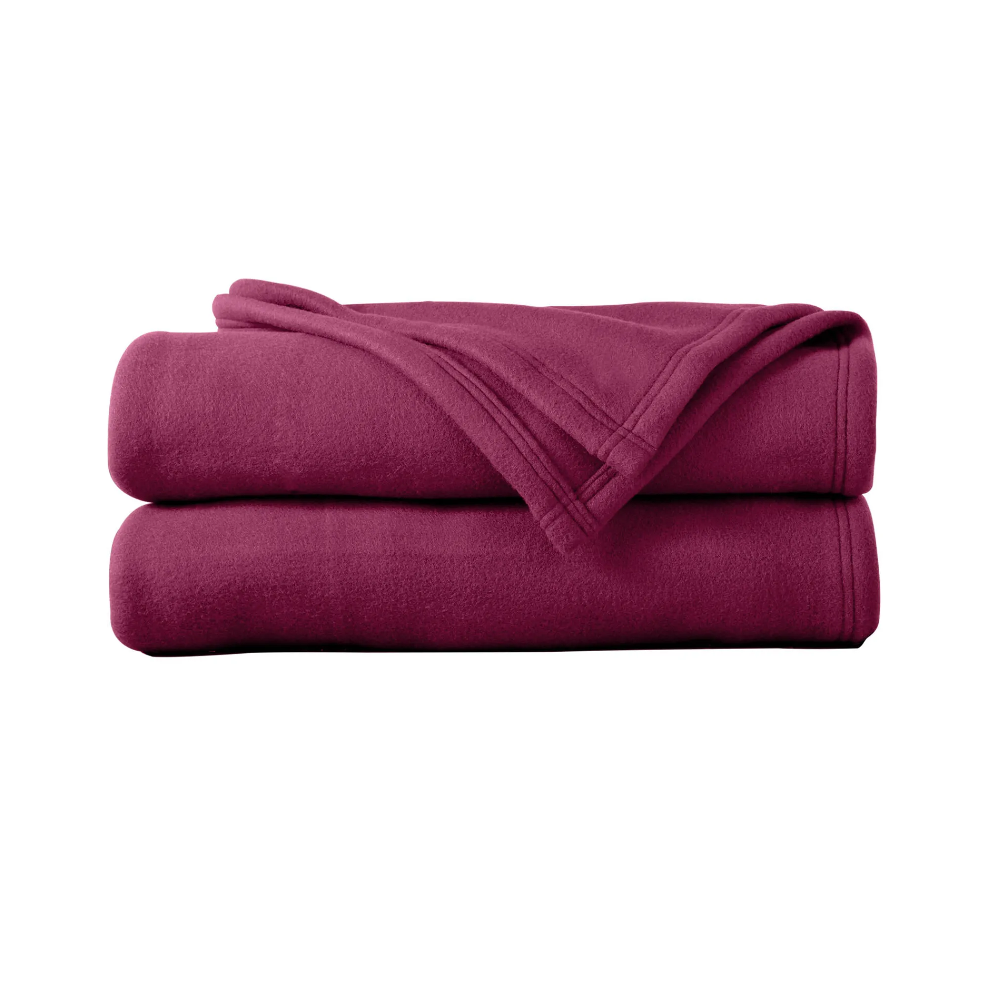 Deken<Ourson Deken in Thermotec® fleece 350g/m2 pruim