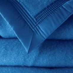 Deken<Blancheporte Deken in wol 350g/m2, voor de beste prijs blauw
