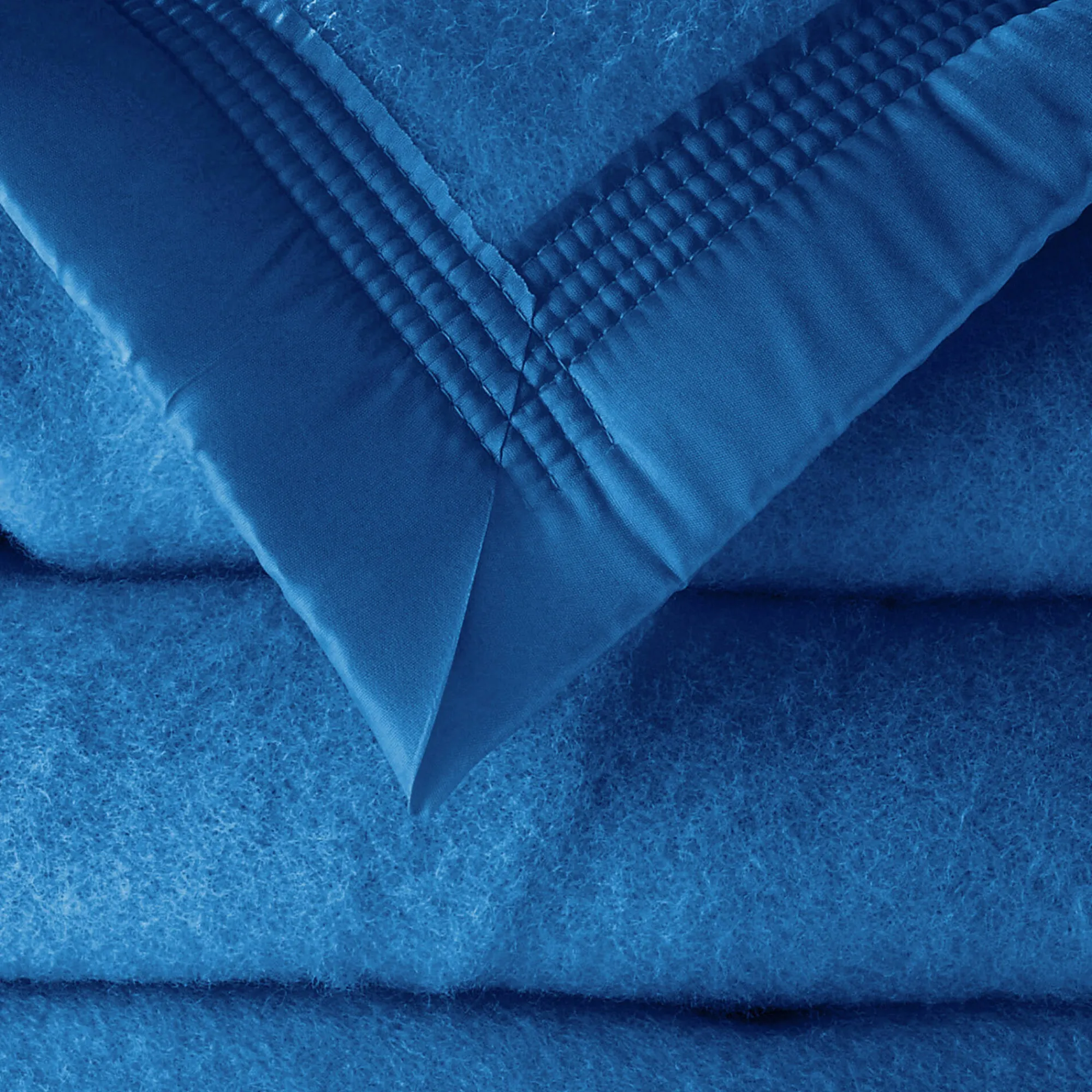 Deken<Blancheporte Deken in wol 350g/m2, voor de beste prijs blauw