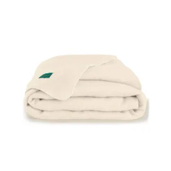 Deken<Ourson Deken in zuiver biowol, made in France naturel