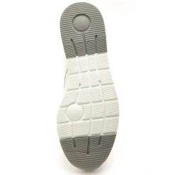 Baskets En Sneakers|Schoenen<PédiConfort Derby's in leer Hallux Confort wit / zilverkleurig
