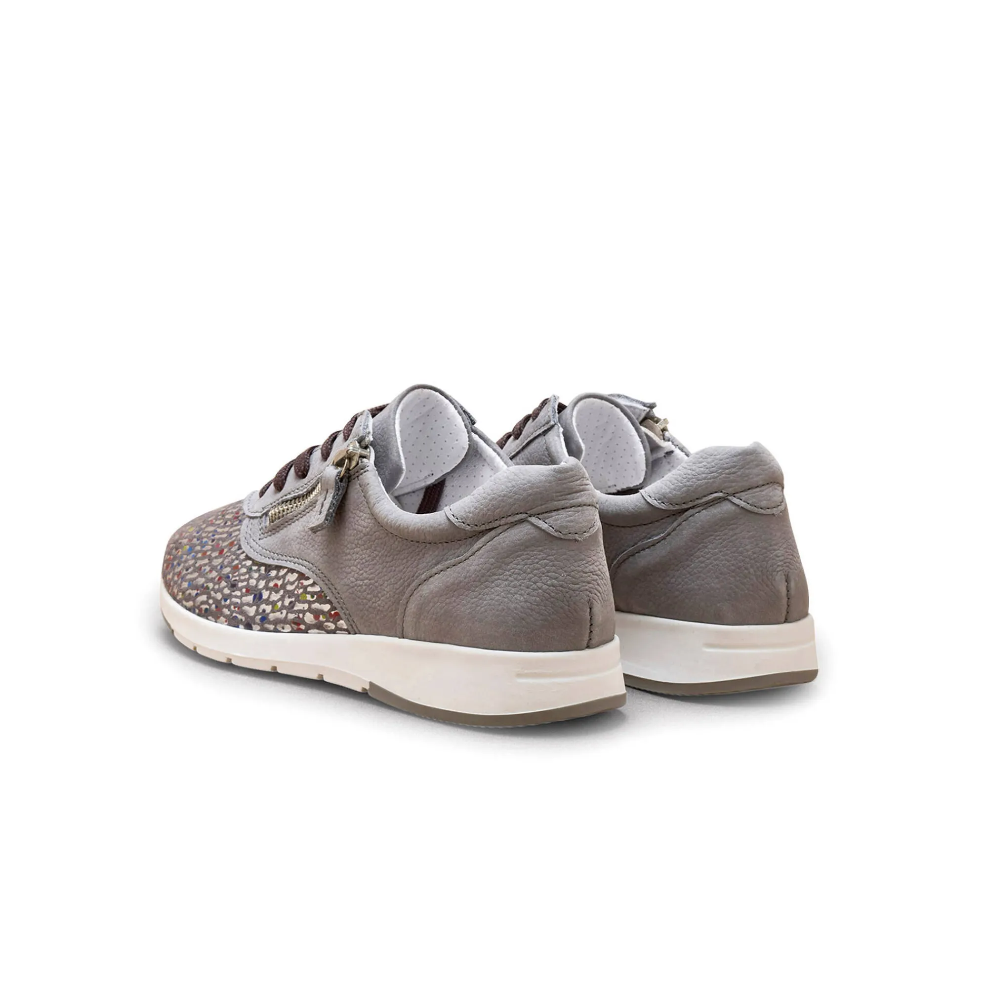Baskets En Sneakers|Schoenen<PédiConfort Derby's in leer Hallux Confort grijs