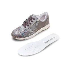 Baskets En Sneakers|Schoenen<PédiConfort Derby's in leer Hallux Confort grijs