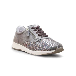 Baskets En Sneakers|Schoenen<PédiConfort Derby's in leer Hallux Confort grijs